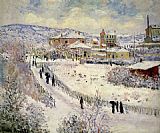 View of Argenteuil in the Snow by Claude Monet